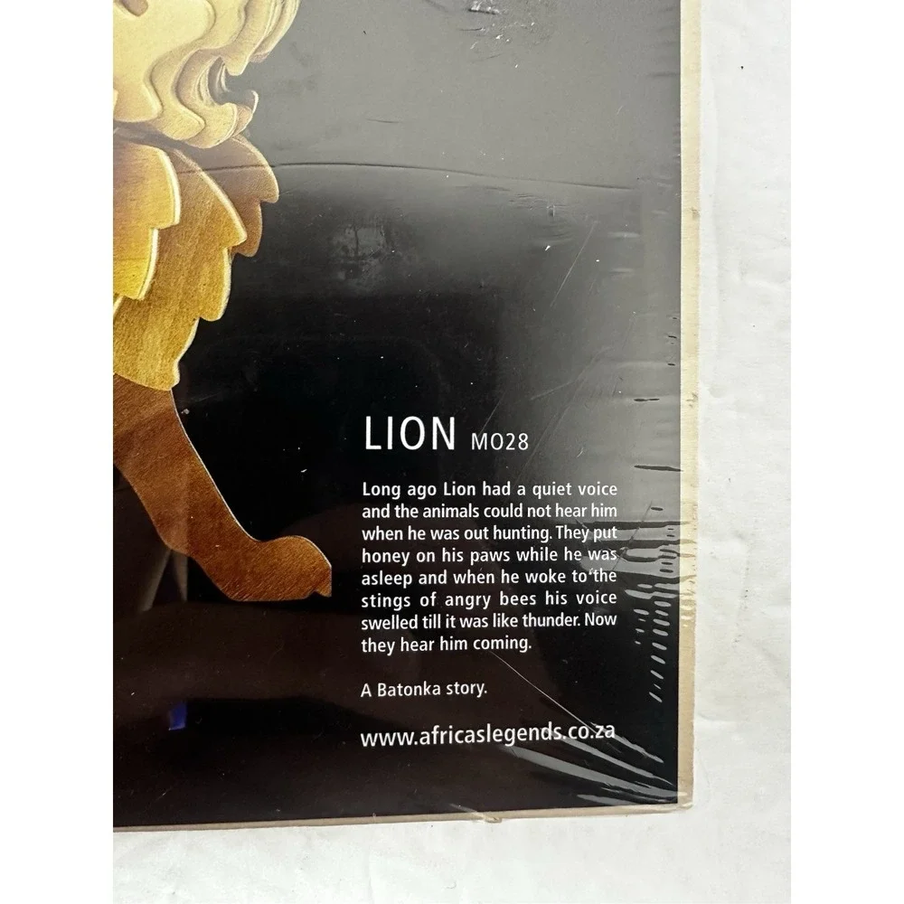 NEW‎ AFRICAS LEGENDS WOODCRAFT CONSTRUCTION KIT LION